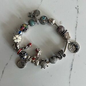 Pandora charm bracelet (read description)